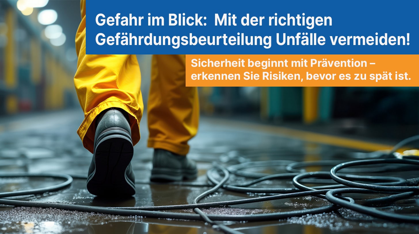 mit der richtigen Gefährdungsbeurteilung Arbeitsplatz Unfälle vermeiden!